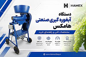 دستگاه آبغوره گیری صنعتی هامکس؛ راهنمای کامل خرید و مشخصات فنی